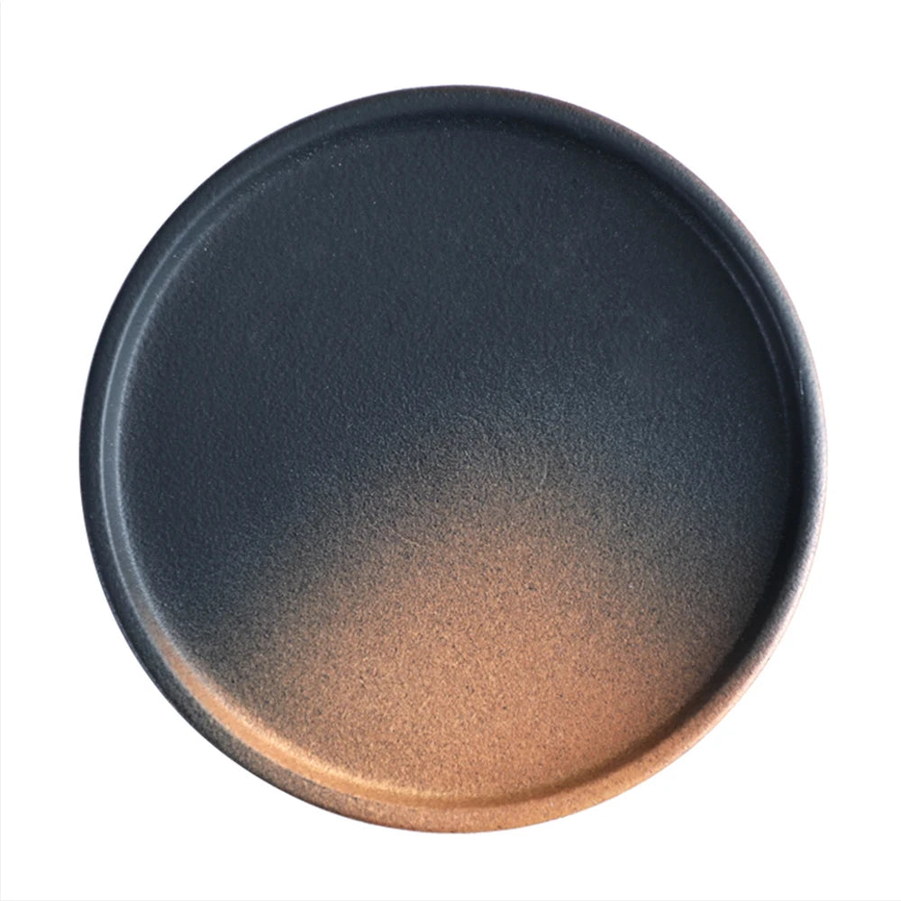 Japanese Elegant Gradient Pottery Coaster