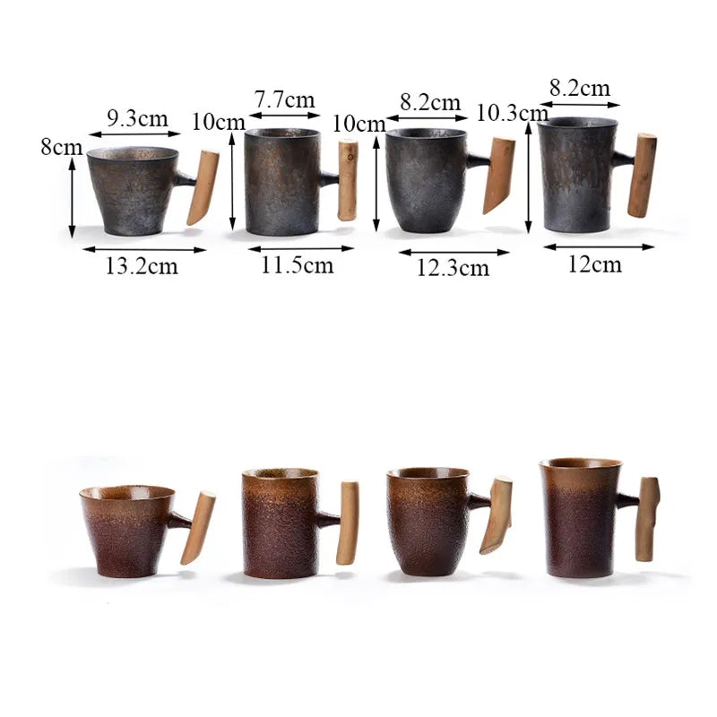 Rustic Japanese Mug - Set option