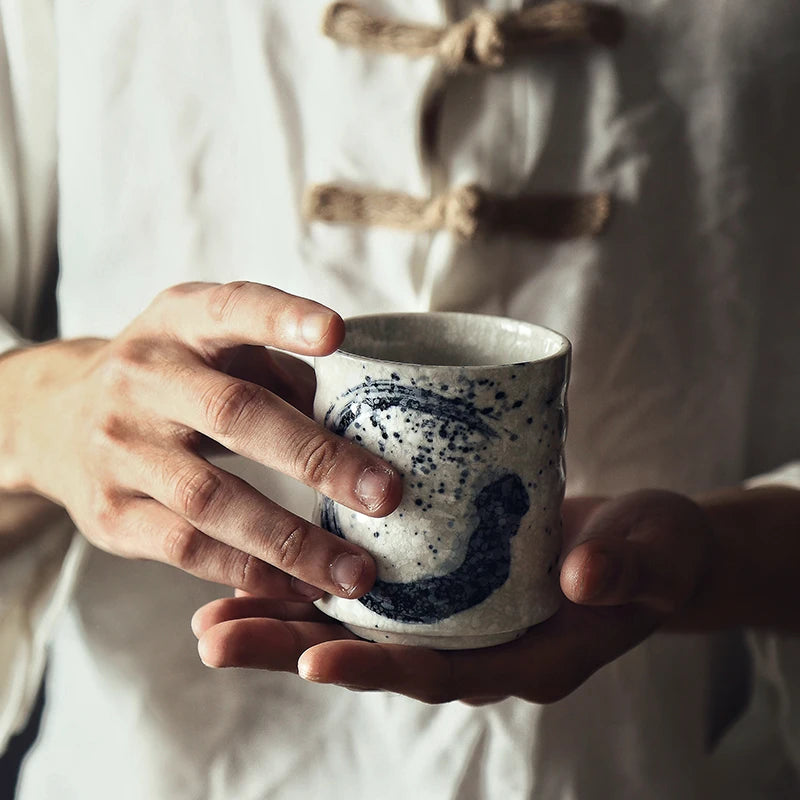 Hand Painted Japanese Tea Cup