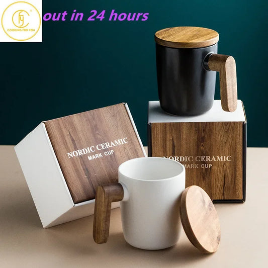 Wooden Mug with Gift Box