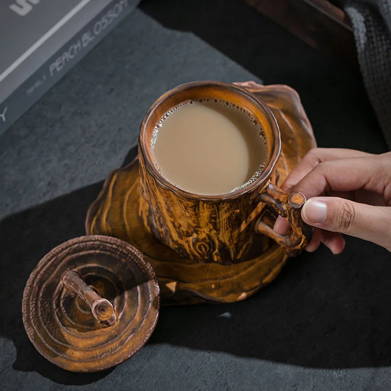 Tree Stump Mug - Coffee Mug - Storage Jar