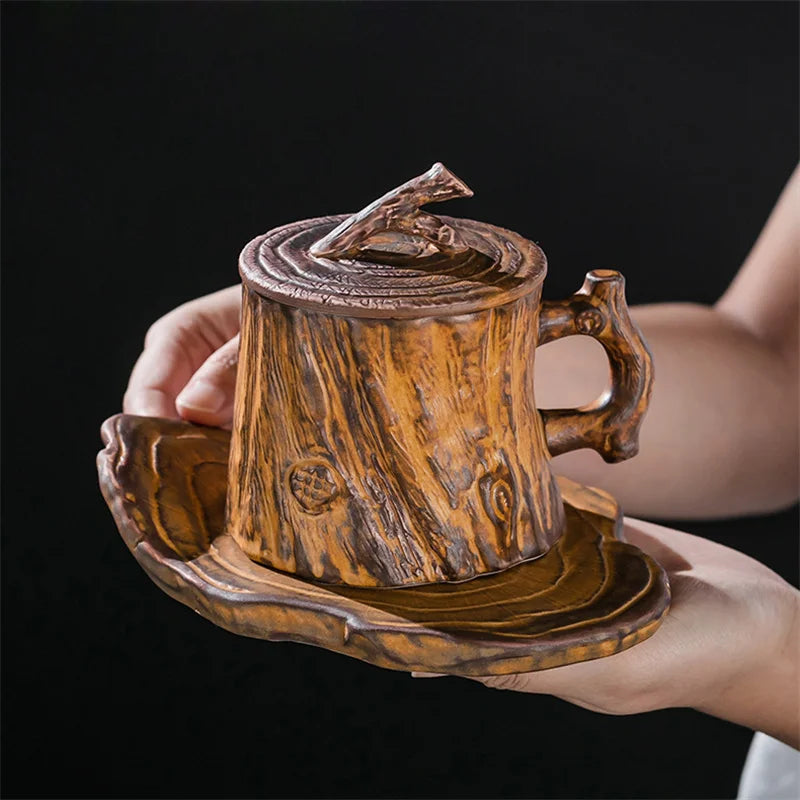 Tree Stump Mug - Coffee Mug - Storage Jar