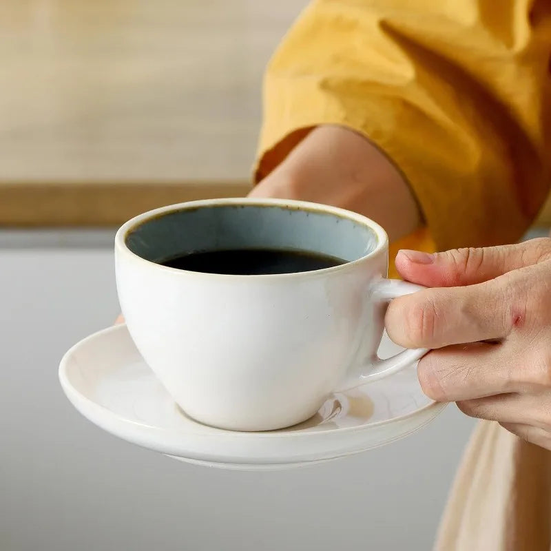 Cup Set with Saucers & Stand