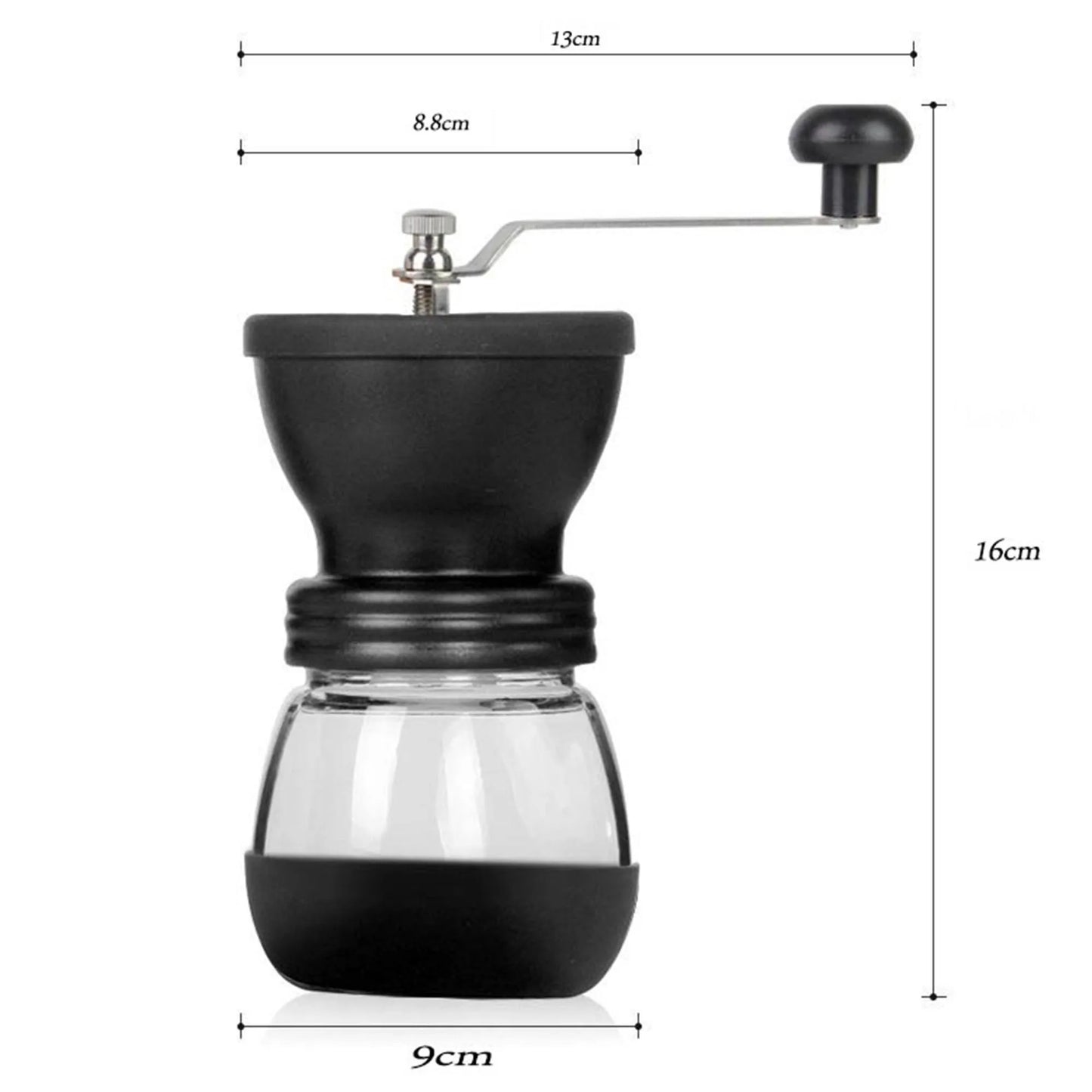 Manual Coffee Grinder with Storage Jar