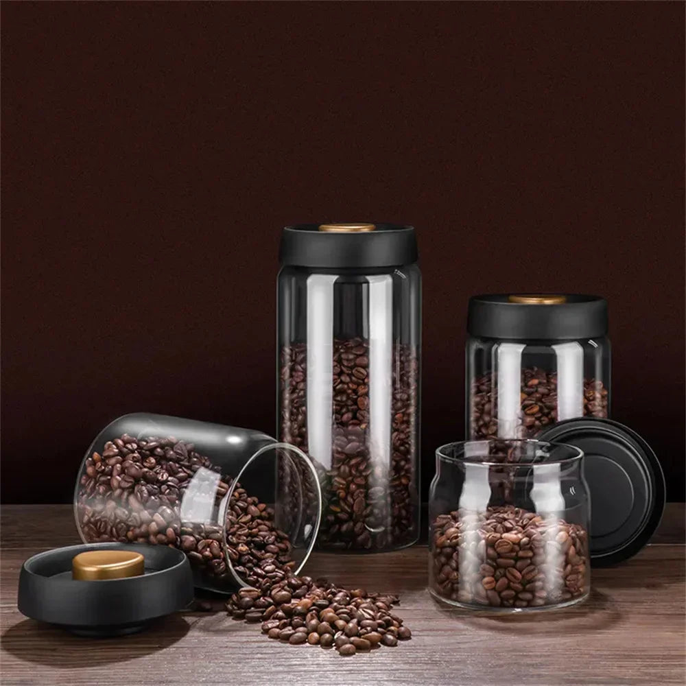 Vacuum Sealed Coffee Jar