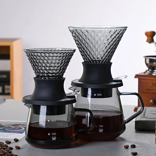 V-Shaped Glass Coffee Filter