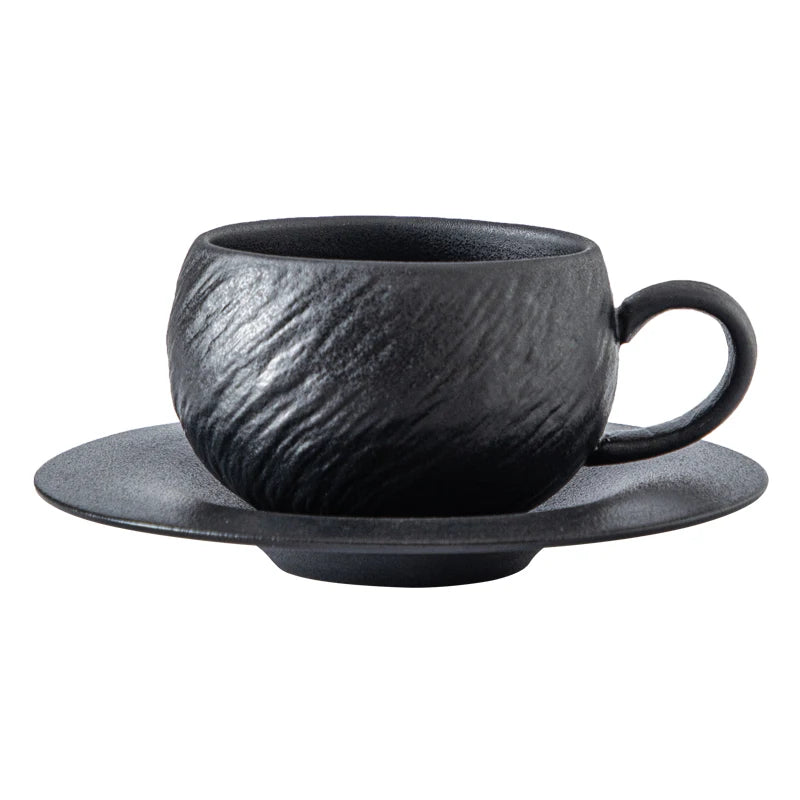 Nordic Ceramic Coffee Cup with Spoon – Luxury Cup