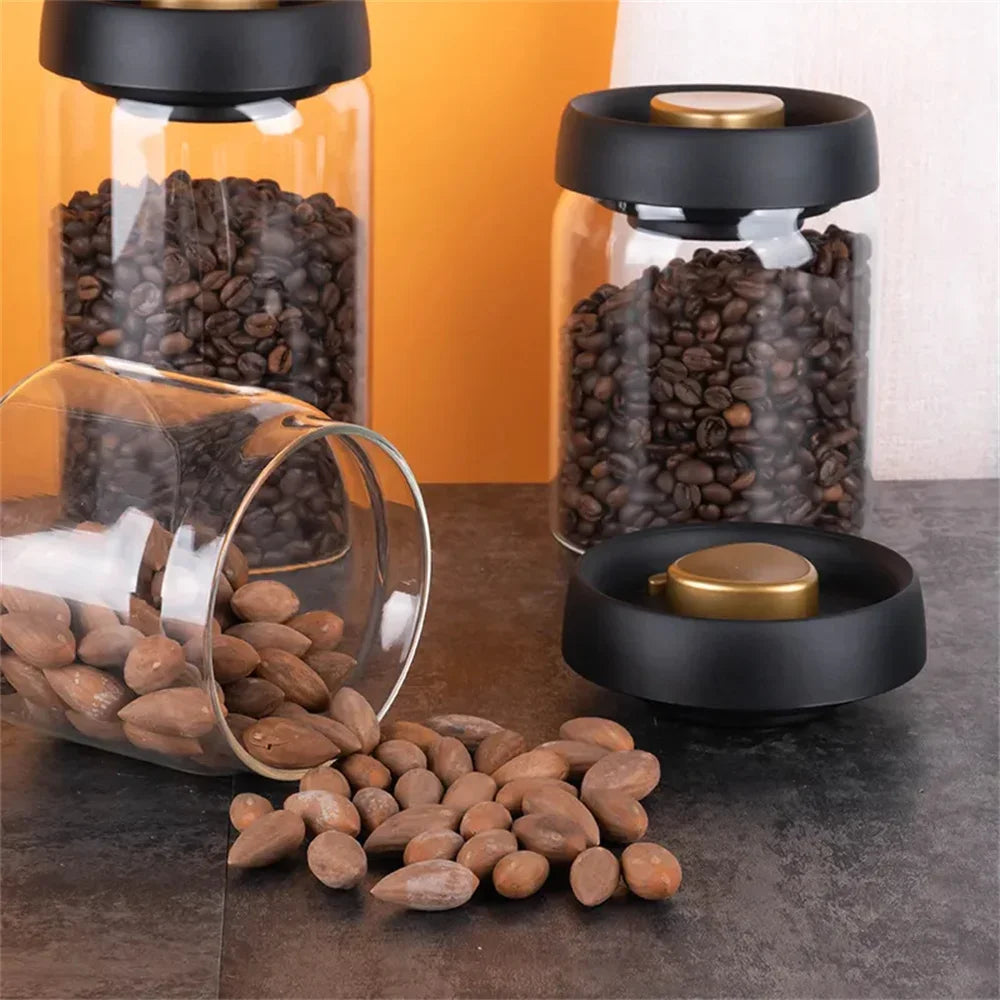 Vacuum Sealed Coffee Jar