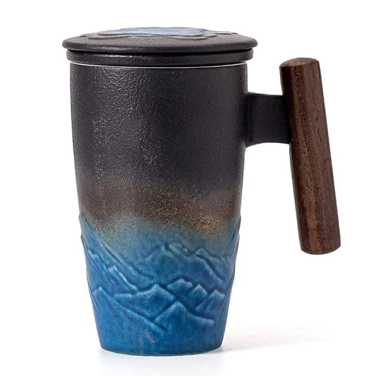 Wooden Ceramic Mug