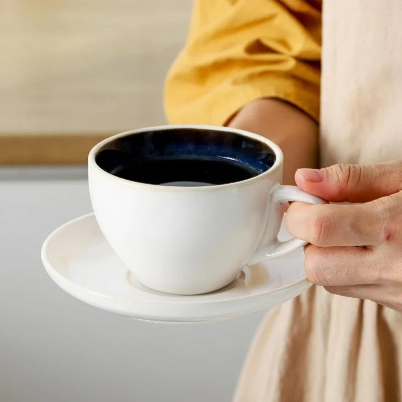 Cup Set with Saucers & Stand